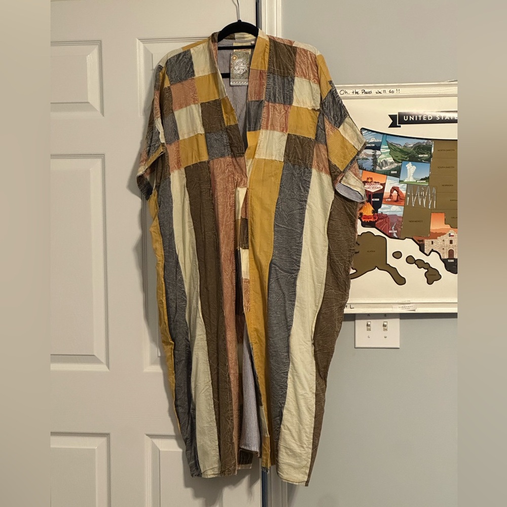 paper lace clothing patchwork kimono